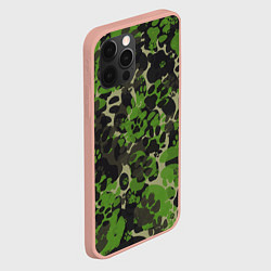 Чехол для iPhone 12 Pro Max Котячий камуфляж, цвет: 3D-светло-розовый — фото 2