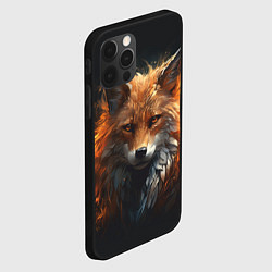 Чехол для iPhone 12 Pro Max Красавец лис, цвет: 3D-черный — фото 2
