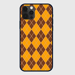 Чехол для iPhone 12 Pro Max Аргайл текстура из фильма, цвет: 3D-черный