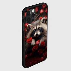 Чехол для iPhone 12 Pro Max Инот в розах, цвет: 3D-черный — фото 2