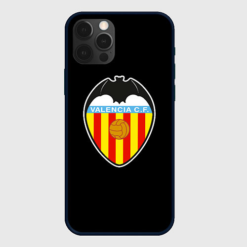 Чехол iPhone 12 Pro Max Valencia fc club sport / 3D-Черный – фото 1