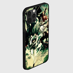 Чехол для iPhone 12 Pro Max Геншин импакт персонажи, цвет: 3D-черный — фото 2