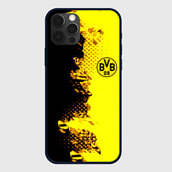 Чехол для iPhone 12 Pro Max Borussia fc sport краски, цвет: 3D-черный