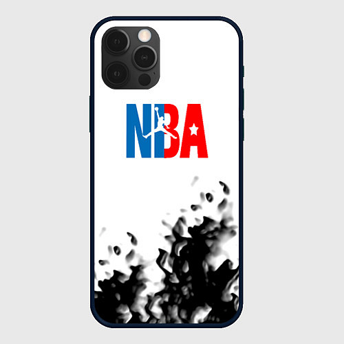 Чехол iPhone 12 Pro Max Basketball краски / 3D-Черный – фото 1