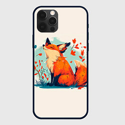 Чехол iPhone 12 Pro Max Влюбленная лисичка 14 февраля
