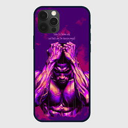 Чехол для iPhone 12 Pro Max Спортивный торс мужчины, цвет: 3D-черный