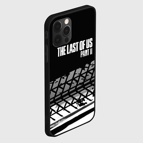 Чехол iPhone 12 Pro Max The Last of Us краски асфальт / 3D-Черный – фото 2