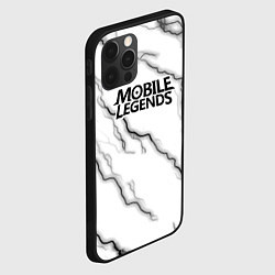 Чехол для iPhone 12 Pro Max Mobile legends молнии, цвет: 3D-черный — фото 2