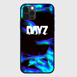 Чехол iPhone 12 Pro Max Dayz огонь синий