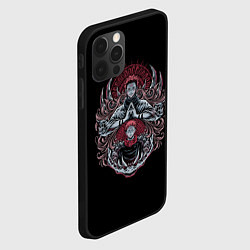 Чехол для iPhone 12 Pro Max Магическая битва - Рёмен Сукуна, цвет: 3D-черный — фото 2