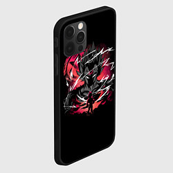 Чехол для iPhone 12 Pro Max Dragon Ball - Vegeta, цвет: 3D-черный — фото 2