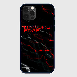Чехол для iPhone 12 Pro Max Mirrors edge молнии, цвет: 3D-черный