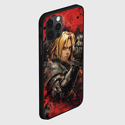 Чехол для iPhone 12 Pro Max Edward Elric - Fullmetal Alchemist, цвет: 3D-черный — фото 2