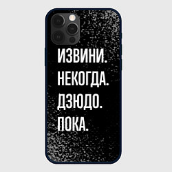 Чехол iPhone 12 Pro Max Извини некогда дзюдо, пока