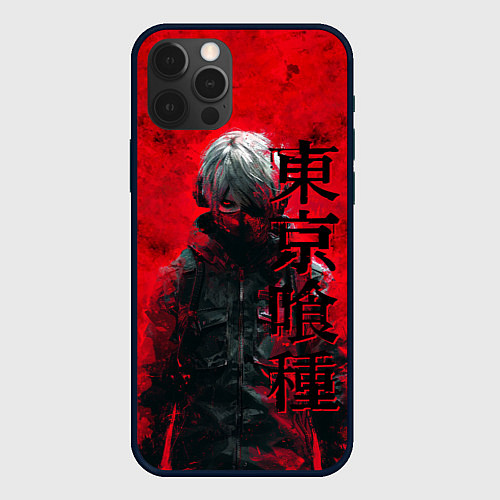 Чехол iPhone 12 Pro Max Tokyo Ghoul - Kaneki Ken / 3D-Черный – фото 1