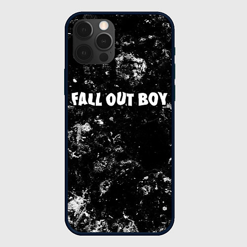 Чехол iPhone 12 Pro Max Fall Out Boy black ice / 3D-Черный – фото 1