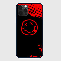 Чехол iPhone 12 Pro Max Nirvana текстура краски