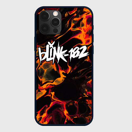 Чехол iPhone 12 Pro Max Blink 182 red lava / 3D-Черный – фото 1