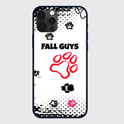 Чехол iPhone 12 Pro Max Fall Guys kids game pattern