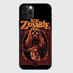 Чехол для iPhone 12 Pro Max Rob zombie skull, цвет: 3D-черный