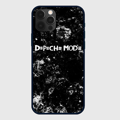 Чехол iPhone 12 Pro Max Depeche Mode black ice / 3D-Черный – фото 1