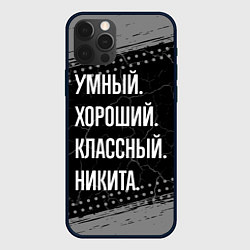 Чехол iPhone 12 Pro Max Умный хороший классный: Никита