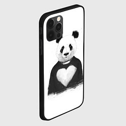 Чехол для iPhone 12 Pro Max Love panda, цвет: 3D-черный — фото 2