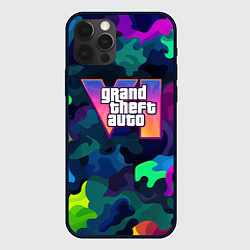 Чехол iPhone 12 Pro Max Gta logo bright