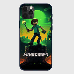 Чехол iPhone 12 Pro Max Персонаж в мире Minecraft