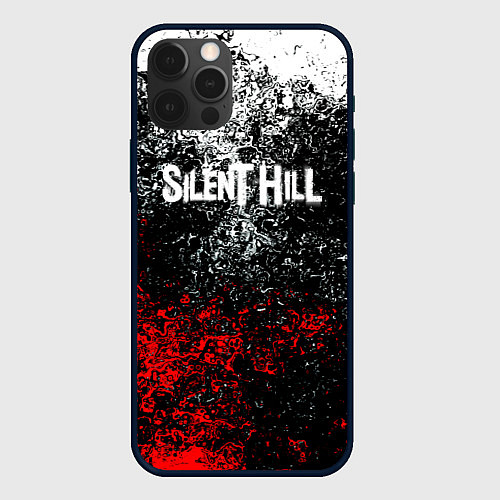 Чехол iPhone 12 Pro Max Silenthill брызги красок / 3D-Черный – фото 1