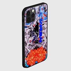 Чехол для iPhone 12 Pro Max Samurai cyberpunk карпы кои, цвет: 3D-черный — фото 2