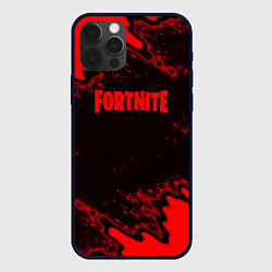 Чехол iPhone 12 Pro Max Fortnite game colors red