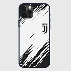 Чехол для iPhone 12 Pro Max Ювентус текстура спорт клуб, цвет: 3D-черный