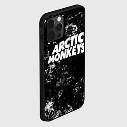 Чехол для iPhone 12 Pro Max Arctic Monkeys black ice, цвет: 3D-черный — фото 2