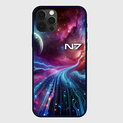 Чехол iPhone 12 Pro Max Mass Effect - N7