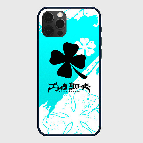 Чехол iPhone 12 Pro Max Black Clover best anime / 3D-Черный – фото 1