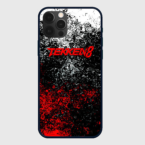 Чехол iPhone 12 Pro Max Tekken 8 брызги красок / 3D-Черный – фото 1