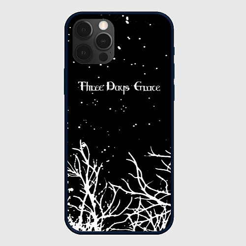 Чехол iPhone 12 Pro Max Three days grace night / 3D-Черный – фото 1