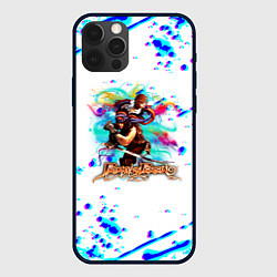Чехол для iPhone 12 Pro Max Prince of Persia краски брызги, цвет: 3D-черный