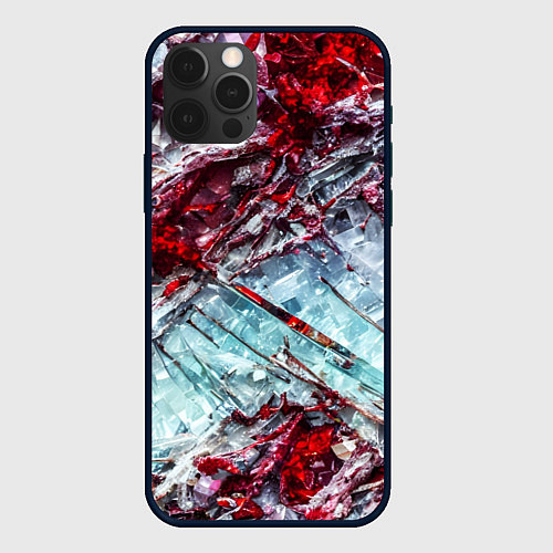 Чехол iPhone 12 Pro Max Лёд и кровь / 3D-Черный – фото 1