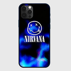 Чехол iPhone 12 Pro Max Nirvana flame ghost steel