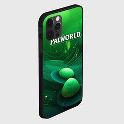 Чехол для iPhone 12 Pro Max Palworld зеленый мир, цвет: 3D-черный — фото 2