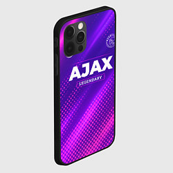Чехол для iPhone 12 Pro Max Ajax legendary sport grunge, цвет: 3D-черный — фото 2