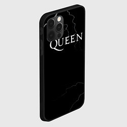 Чехол для iPhone 12 Pro Max Queen квин король, цвет: 3D-черный — фото 2