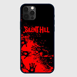 Чехол iPhone 12 Pro Max Silent hill logo game pattern steel