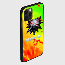Чехол для iPhone 12 Pro Max Ведьмак шторм стиль охотник, цвет: 3D-черный — фото 2