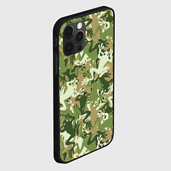 Чехол для iPhone 12 Pro Max Лягушата камуфляж, цвет: 3D-черный — фото 2