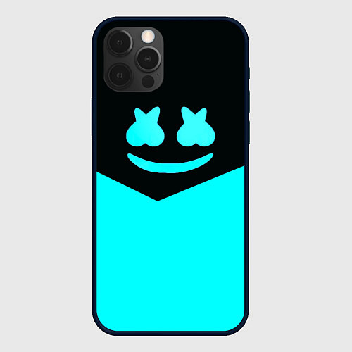 Чехол iPhone 12 Pro Max Marshmello dj geometry / 3D-Черный – фото 1
