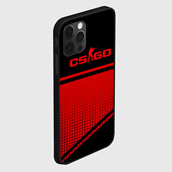 Чехол для iPhone 12 Pro Max CS GO geometry sport, цвет: 3D-черный — фото 2