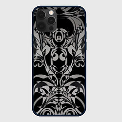 Чехол iPhone 12 Pro Max Серые паттерны